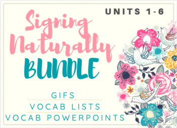Preview of Signing Naturally Unit 1-6 BUNDLE (with a bonus product)