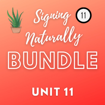 Preview of Signing Naturally Unit 11 - BUNDLE