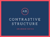 ASL- Contrastive Structure