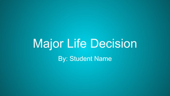 Preview of Signing Naturally Unit 23: Major Life Decision (Interactive Google Slides)