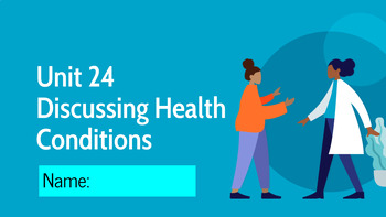 Preview of Signing Naturally Unit 24 Workbook: Health Conditions