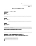 Signing Naturally Unit 3 Workbook Packet