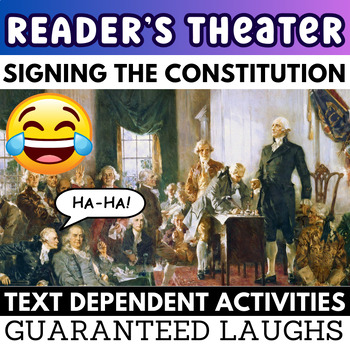 Preview of Creating the Constitution Fun Readers Theater and Comprehension Activities