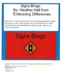 Signs Bingo