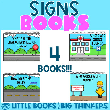 Preview of Signs Study Books | Printable and Digital | Little Books For Big Thinkers