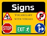 Signs Vocabulary