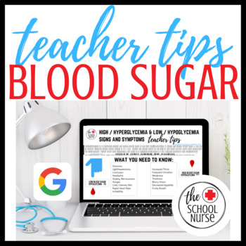 Preview of Signs and Symptoms of Low and High Blood Sugar for Students with Type 1 Diabetes