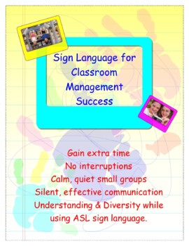 Preview of #2 Sign Language for Classroom Management Success