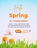 Signs of Spring. 10 in 1 Activities. Vocabulary. Word Chal