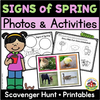 Preview of Signs of Spring Activities and Photos for Preschool