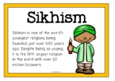 Sikhism Information Poster Set/Anchor Charts | World Relig