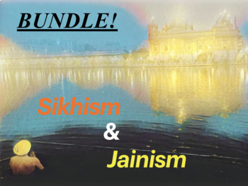 Preview of Sikhism & Jainism BUNDLE! Slides & Comparative Writing!