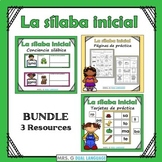 Silaba Inicial / Beginning  Syllables in Spanish BUNDLE