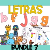 Sílabas BUNDLE 3 Letras B, F, J, G fuerte, G suave