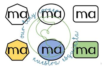 Worksheet - SílabaMa by Our Tiny Corner - Nuestra Esquinita