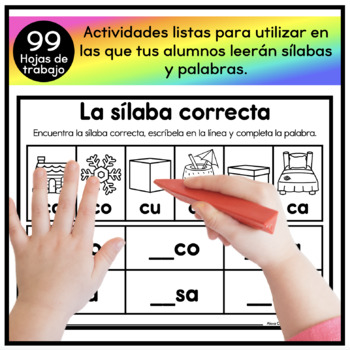 Silabas, Palabras y Fluidez BUNDLE Syllables, Words, and Fluency in Spanish