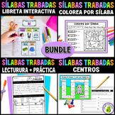 Sílabas Trabadas Centros y Actividades Bundle | Spanish Bl