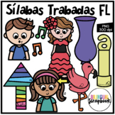 Silabas Trabadas FL Clipart | Blends in Spanish