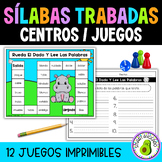 Silabas Trabadas Practica de Fluidez Centros | Spanish Ble