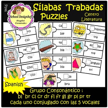 Sílabas trabadas: bra, bre, bri, bro, bru (Spanish Edition)