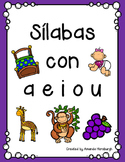 Sílabas con A E I O U - Worksheets and Games for Spanish S