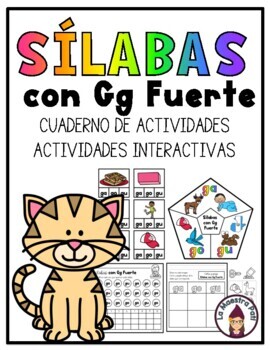 Silabas Con G Fuerte Ga Go Gu By La Maestra Pati Tpt