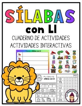 Silabas con L la le li lo lu by La Maestra Pati Bilingue | TPT