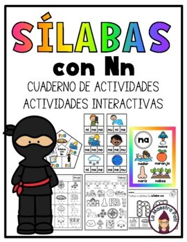 Silabas Na, Ne, Ni, No, Nu Teaching Resources | TPT