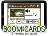 Silabas con P (Boom Cards)