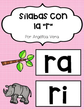 Silabas Con R By Angelica Vera Teachers Pay Teachers