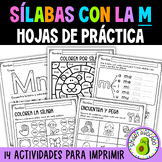 Sílabas con la letra M Actividades Para Imprimir |Spanish 