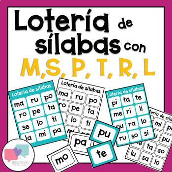 Silabas con m,t,p,l,s,r - lotería by Ser Bilingue Rocks | TPT