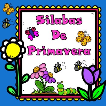 Preview of Silabas de primavera