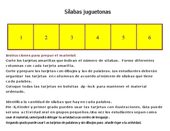 Worksheet - SílabaMa by Our Tiny Corner - Nuestra Esquinita