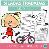 Silabas trabadas con CR y CL - Spanish Blends - Worksheets