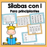 Silabas y palabras con i /  Lectura y escritura / Spanish 
