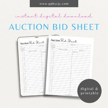 NFL Auction Draft Sheet 2022-2023 by PixelMath