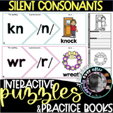 Silent Consonant Puzzles and Workbooks (task #8)
