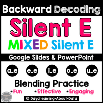 Preview of Silent E Blending and Word Reading | Backward Decoding