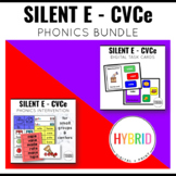 Silent E CVCe Activities Hybrid Phonics Bundle