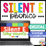 Silent E, CVCe, Long Vowels with Google Classroom & TPT Easel