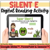 Silent E Digital Task Cards | Seesaw™ PowerPoint & Slides