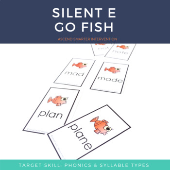 Preview of Silent E Game Go Fish