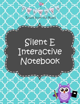 Preview of Silent E Interactive Notebook Activities