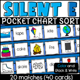 Silent E, Long Vowel Pocket Chart Sort Activity