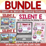 Silent E | Magic E | CVCe Words Digital Boom Cards Bundle
