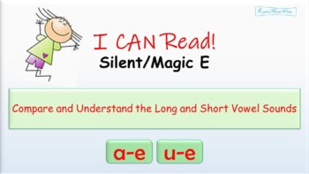 Preview of Silent E / Magic E - Interactive PowerPoint Activity!