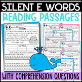 Silent E Long Vowel Reading Passages with Comprehension Questions