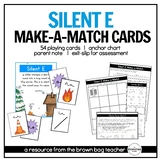 Silent E Phonics Game: Make-a-Match Cards for Word Work