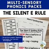 Orton-Gillingham Spelling Rule: Silent E Rule Multisensory